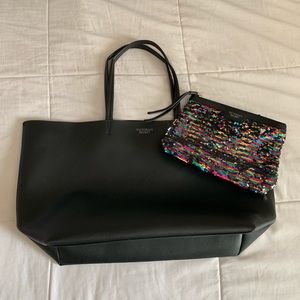 VS Tote bag with sequined purse